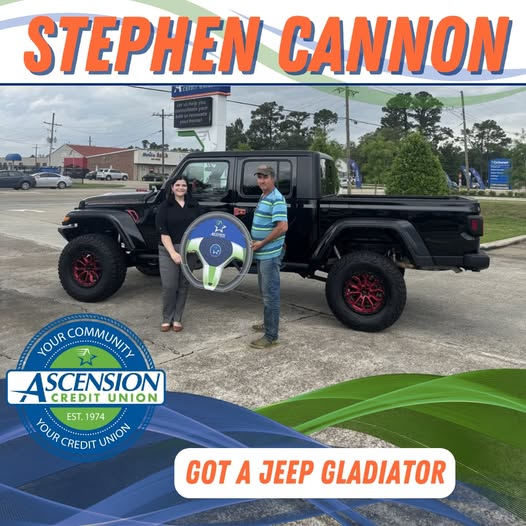 Stephen Cannon with a Jeep Gladiator